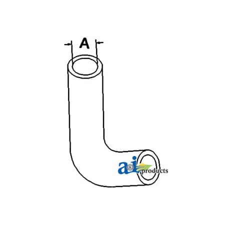 A & I Products Radiator Hose, Lower 7" x1.5" x1.5" A-15321-72850